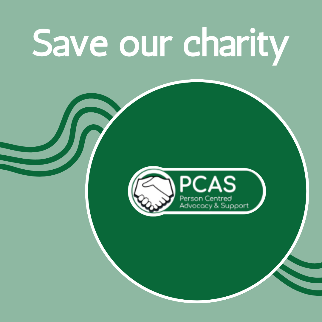 Shropshire PCAS logo with text "Save our charity"